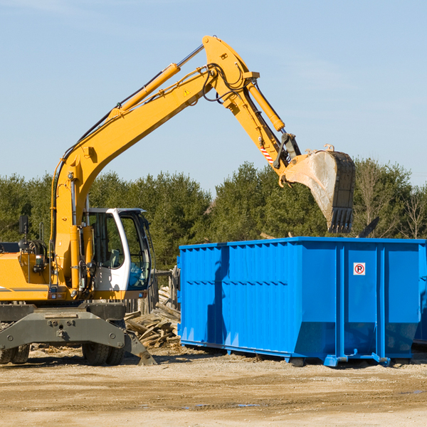 can i choose the location where the residential dumpster will be placed in Forest County